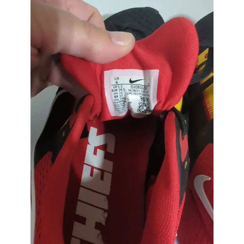 NFL x Nike Air Zoom Pegasus 38 Kansas City Chiefs Size 6